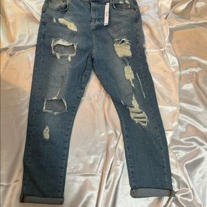 Never worn ASOS distressed jeans